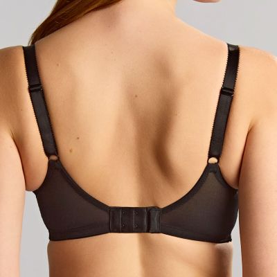Panache Allure Full Cup Bra - Black Latte Underwired non-padded full cup lace bra. 65-90, D-M 10765-B&L