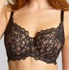 Panache Allure Full Cup Bra - Black Latte-thumb Underwired non-padded full cup lace bra. 65-90, D-M 10765-B&L
