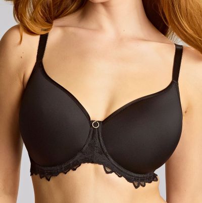 Panache Allure UW Spacer Bra - Black Underwired spacer foam t-shirt bra. 60-85, D-K 10766-BLK