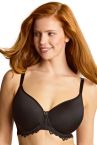 Panache Allure UW Spacer Bra - Black-thumb Underwired spacer foam t-shirt bra. 60-85, D-K 10766-BLK
