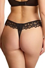 Allure Thong Black