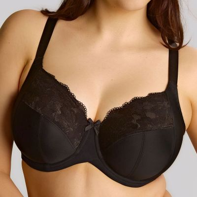 Sculptresse by Panache Amara UW Full Cup Bra - Black Underwired non-padded full cup bra. 75-105, E-O 11265-BLK