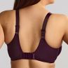 Sculptresse by Panache Amara UW Full Cup Bra - Plum-thumb Underwired non-padded full cup bra with stretch top cup. 75-105, E-O 11265-PLM