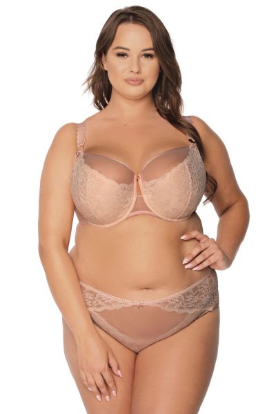 Gaia Lingerie Amelia Semi Soft Bra Rose Underwired, semi soft balconnet bra. 70-105, D-L BS-1192-ROZ