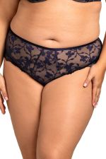 Ana Midi Briefs Navy & Beige