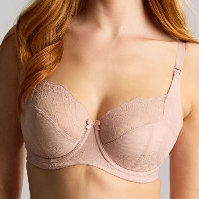 Panache Ana UW Nursing Bra - Vintage Underwired, non-padded nursing bra. 65-90, D-M 9390-VIE