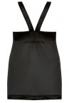 Anaïs apparel Anaïs+ Samara Mesh Dress Black-thumb  Plus sizes 