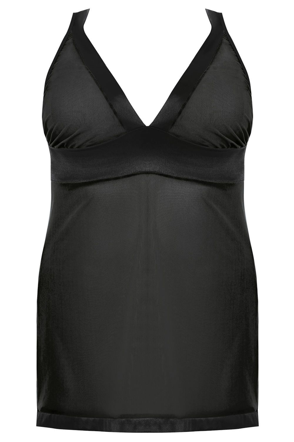 Anaïs Samara Mesh Dress Black | Lumingerie bras and underwear for big busts