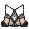 Playful Promises Anaise Racer Back Balcony Bra Black Blush-thumb Underwired non-padded balcony bra with lacey racerback shoulder straps 70-100, D-K PP-3201B