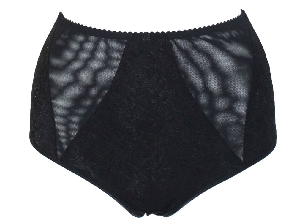 Plaisir Andrea Maxi Briefs Black | Lumingerie bras and underwear for ...