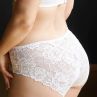 Plaisir Annette Midi Briefs - Whisper White-thumb Mid high briefs to match your Annette bra. 40-54 402-5/WHI