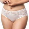 Plaisir Annette Midi Briefs - Whisper White-thumb Mid high briefs to match your Annette bra. 40-54 402-5/WHI
