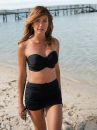 Panache Swimwear Anya Riva Twist Bandeau Bikini Black-thumb Underwired, strapless padded bandeau bikini top 65-85 DD-H SW1303-BLK