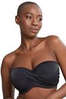 Panache Swimwear Anya Riva Twist Bandeau Bikini Black-thumb Underwired, strapless padded bandeau bikini top 65-85 DD-H SW1303-BLK