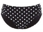 Anya Spot Bikini Pant Black White