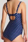 Panache Swimwear Anya Spot Swimsuit Navy Ivory-thumb Underwired swimsuit with unpadded lined in-built bra 70-90, E-K SW1010-NAY