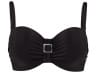 Panache Swimwear Anya Bandeau Bikini Top Black-thumb Underwired, strapless padded bandeau bikini top 65-85 DD-H SW0883