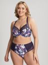 Sculptresse by Panache Arianna Full Brief Damson Floral-thumb  40-50 10272-DAM