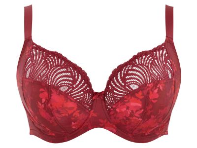 Sculptresse by Panache Arianna Full Cup Bra Deep Red Underwired, non-padded full cup bra 75-105, D-HH 10275-RED