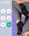 Cette Asana Yoga and Pilates Ancle Socks - Black-thumb   151-902
