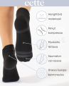 Cette Asana Yoga and Pilates Ancle Socks - Black-thumb   151-902