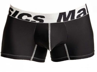 MaleBasics Performance boxer trunk black MBM01 Trunk 78% Nylon, 22% Spandex S-XL MBM01