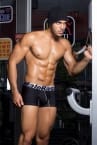 MaleBasics Performance boxer trunk black MBM01-thumb Trunk 78% Nylon, 22% Spandex S-XL MBM01