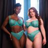 Scantilly by Curvy Kate Authority Thong Blue Lagoon-thumb High waist mesh and lace thong S-XL ST-019-200-BLG