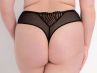 Scantilly by Curvy Kate Authority Thong Black-thumb High waist mesh and lace thong S-XL ST-019-200-BLK