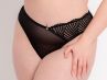 Scantilly by Curvy Kate Authority Thong Black-thumb High waist mesh and lace thong S-XL ST-019-200-BLK