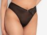 Scantilly by Curvy Kate Authority Thong Black-thumb High waist mesh and lace thong S-XL ST-019-200-BLK