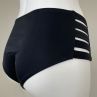 Ava Swimwear Basic Black Strappy Bikini Brief-thumb  S-3XL SF-13/7-BLK