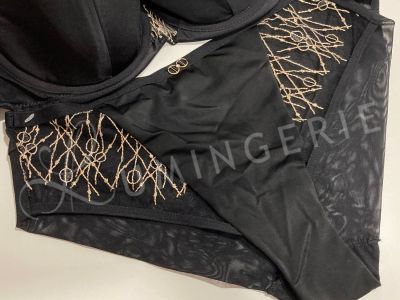 Ava Lingerie Guell Briefs Black & Gold  M-3XL F-2022-BLK