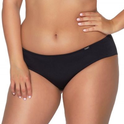 Ava Swimwear Basic Black Brazilian Bikini Brief  S-3XL SF-13/5-BLK