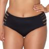 Ava Swimwear Basic Black Strappy Bikini Brief-thumb  S-3XL SF-13/7-BLK