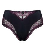 Beate Midi Briefs Black & Merlot