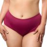 Plaisir Beate Brazilian - Rose-thumb Brazilian briefs with stretch lace back. 42-54 447-9-14/ROS