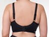 Plaisir Beate Wireless Full Cup Bra Black & Frosty Blush-thumb Wireless, non padded, stretch lace full cup bra. 80-110 D-G 619266-25/BFB