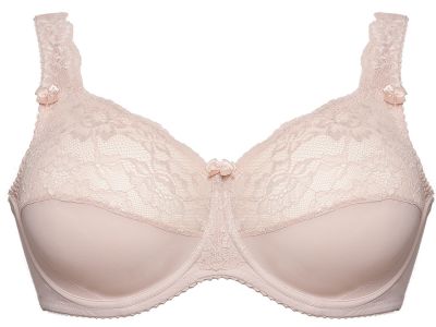 Plaisir Beate UW Full Cup Bra Silver Piony Underwired, non padded, stretch lace full cup bra 80-105 D-H 619431-3/SIL-PEO