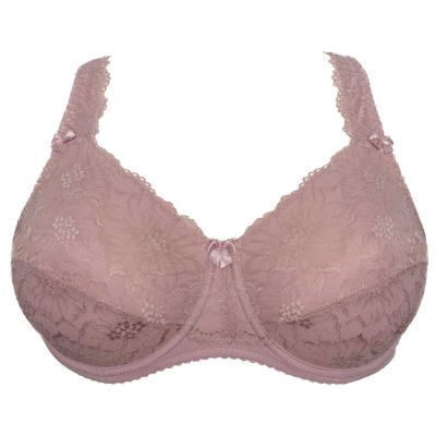 Plaisir Beate Lux Full Cup Bra Blush Underwired, non padded, stretch lace full cup bra. 80-105 D-H 619435-30/BLU