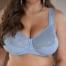 Plaisir Beate Full Cup Bra Crystal Blue-thumb Underwired, non padded, stretch lace full cup bra. 80-105 D-H 619431-6/CRB