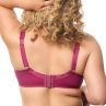 Plaisir Beate UW Full Cup Bra - Rose-thumb Underwired, non padded, stretch lace full cup bra. 80-110 D-H 619431-14/ROS