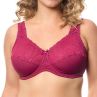 Plaisir Beate UW Full Cup Bra - Rose-thumb Underwired, non padded, stretch lace full cup bra. 80-110 D-H 619431-14/ROS