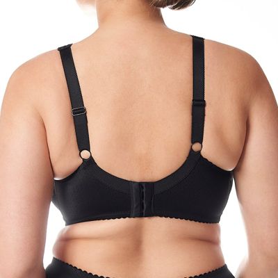 Plaisir Beate UW Full Cup Bra Black Underwired, non padded, stretch lace full cup bra. 80-110, D-I 619431-1/BLK