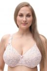 Plaisir Beate Lux Full Cup Bra Petal Pink-thumb Underwired, non padded, stretch lace full cup bra 80-110 D-H 619435-PEP