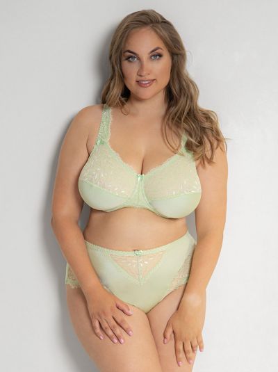 Plaisir Beate Full Cup Bra Amazonite Underwired, non padded, stretch lace full cup bra 80-110 D-H 619431-16/AMZ