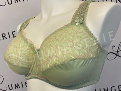 Plaisir Beate Full Cup Bra Amazonite Underwired, non padded, stretch lace full cup bra 80-110 D-H 619431-16/AMZ
