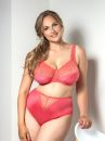 Plaisir Beate Maxi Briefs Coral-thumb Normal high waist brief with lace at front. 42-54 148-COR