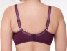 Plaisir Beate Lux Full Cup Bra Dark Cherry-thumb Underwired, non padded, stretch lace full cup bra. 80-110 D-H 619435-24/DRY