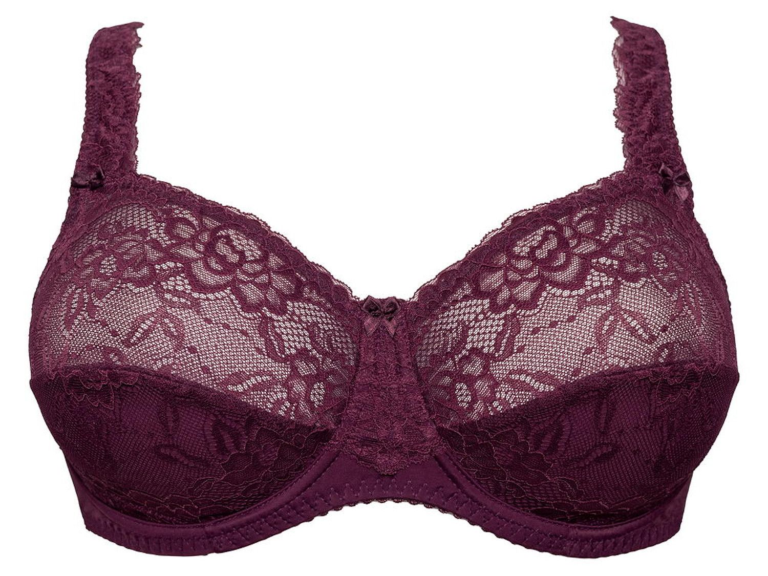 Leather Bra, Padded Plunge burgundy leather bra – Lux Tenebrae